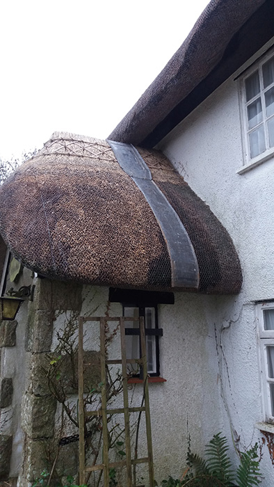 Timber and Lead Work on Thatch